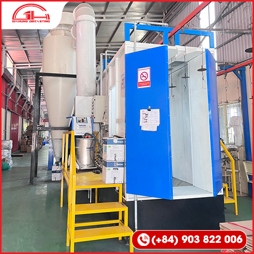 Powder and wet powder coating lines